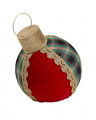 Maree Bauble Christmas Decoration Red