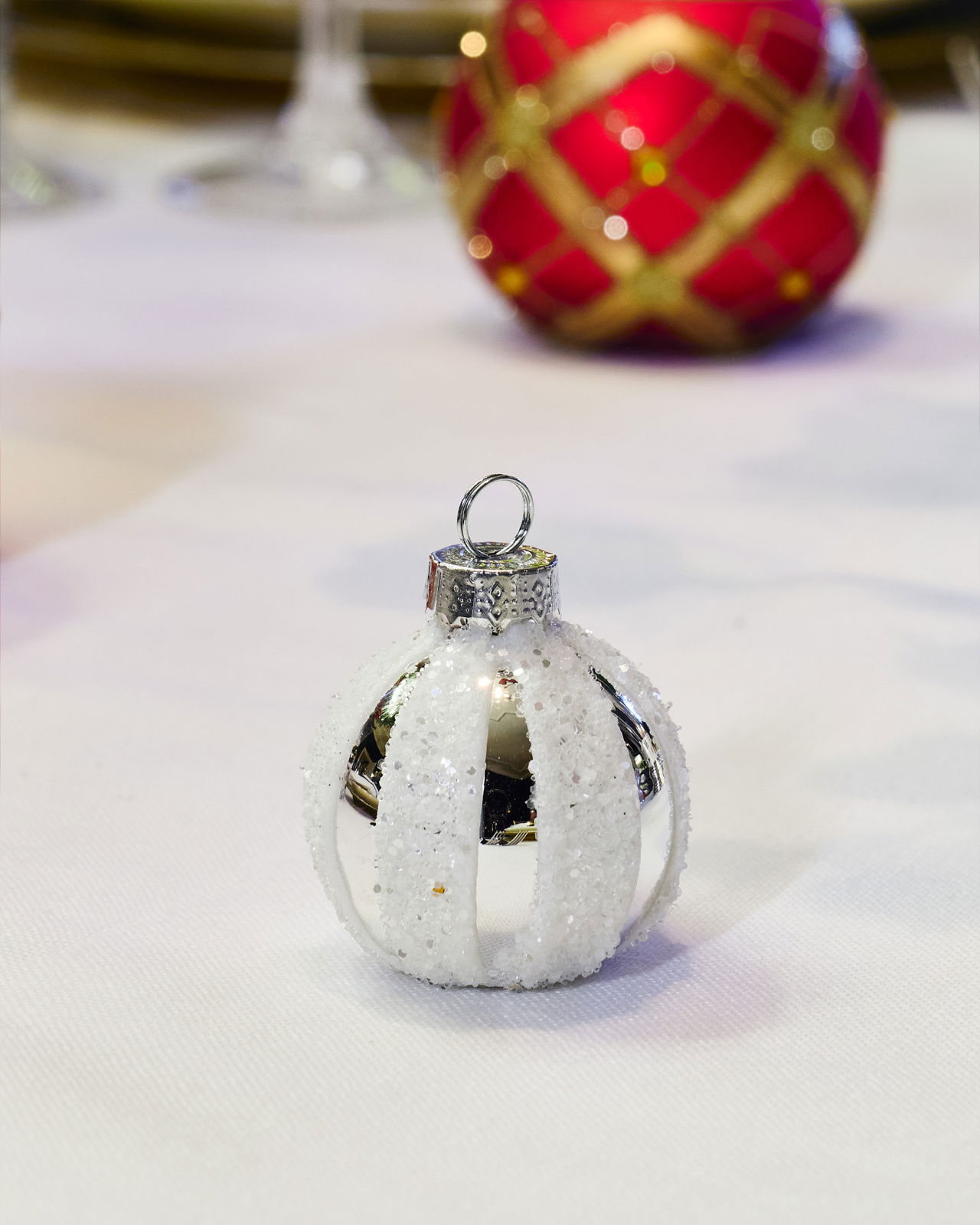 Finn naamkaartjeshouder wit 6-Pack