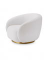 Brice Swivel Chair Avalon White