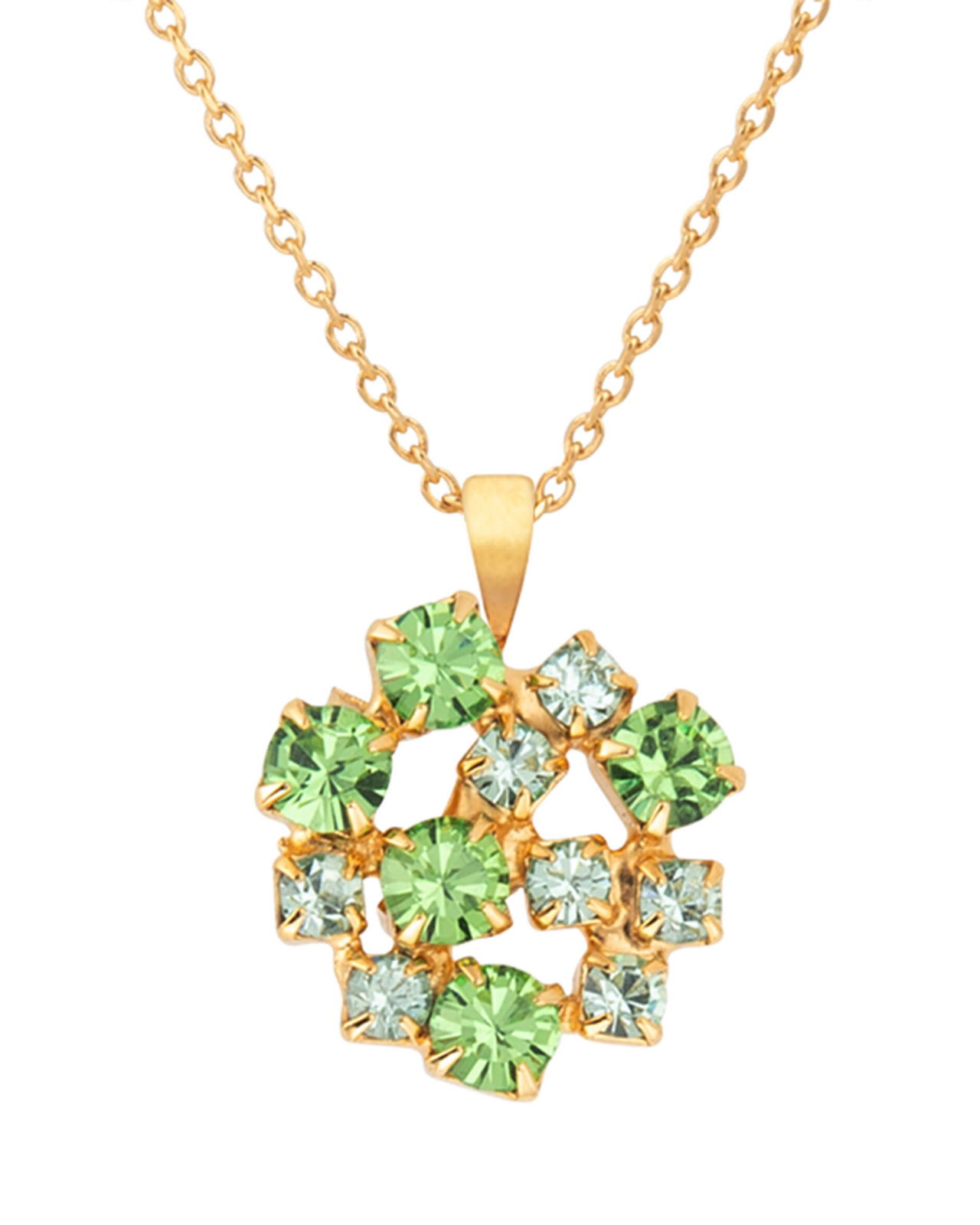 Kassandra necklace green combo