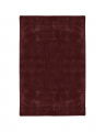 Solid Rug Burgundy