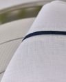 Avenue napkin white/blue