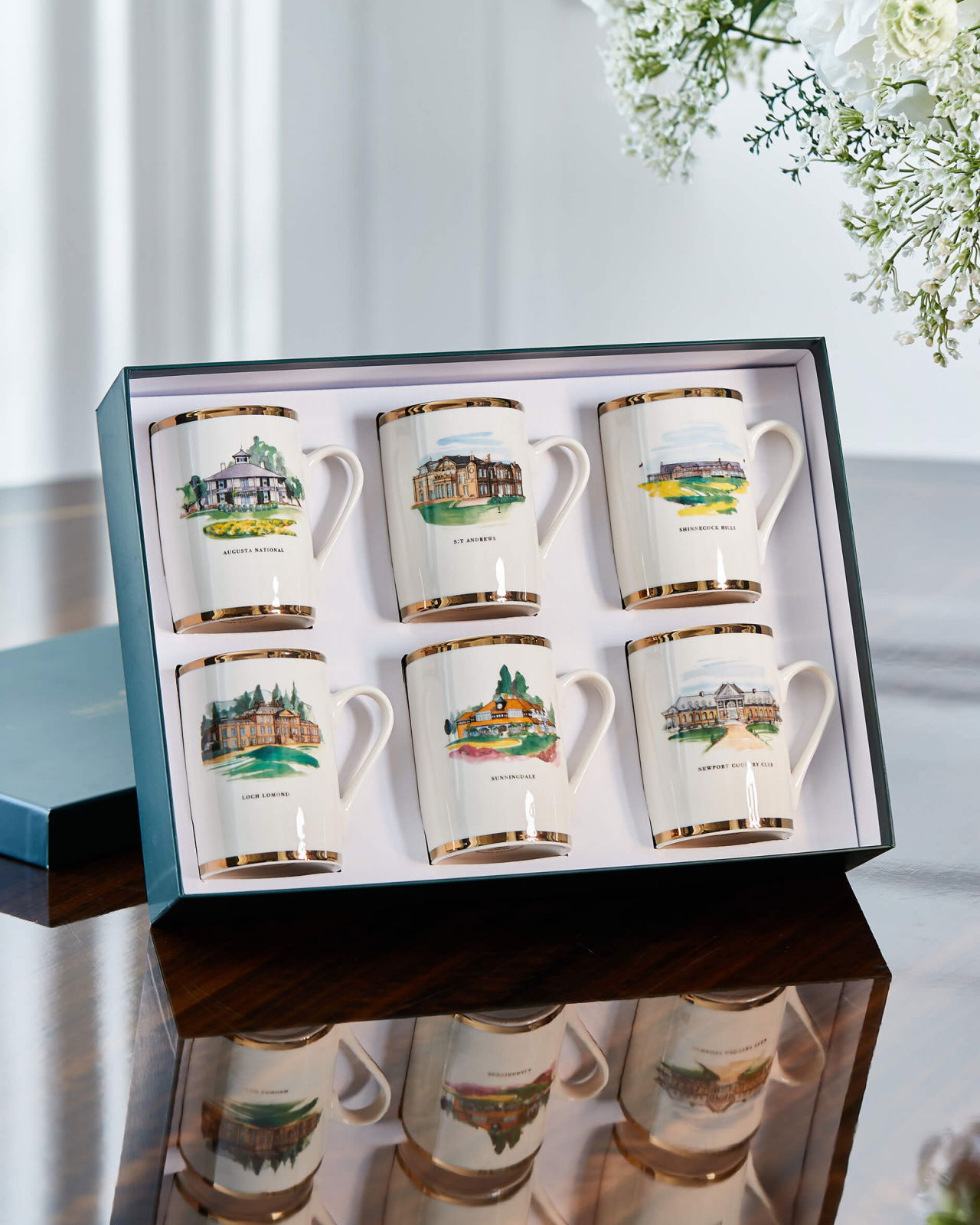 Newport Golf Mugs 6-pack