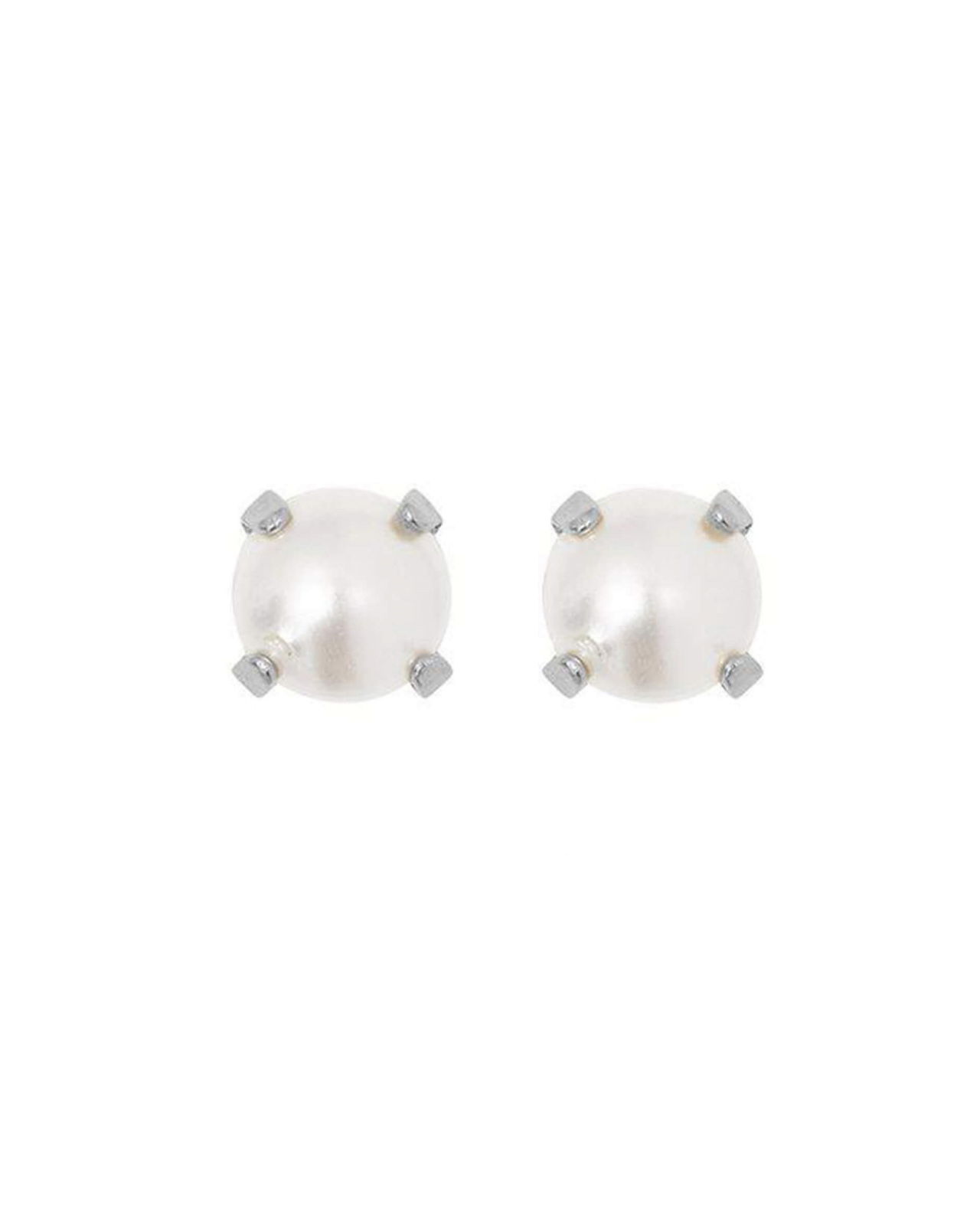 Mini korvakorut pearl rhodium
