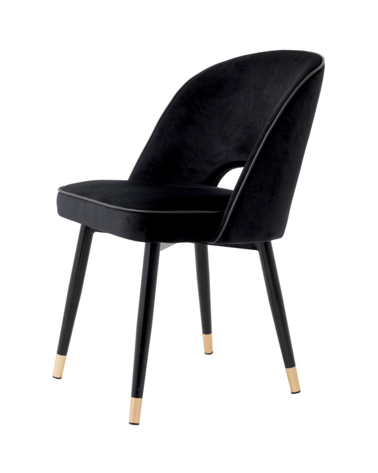 Cliff matstolar roche black velvet 2-set