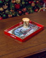 Holiday Railway Serving Tray