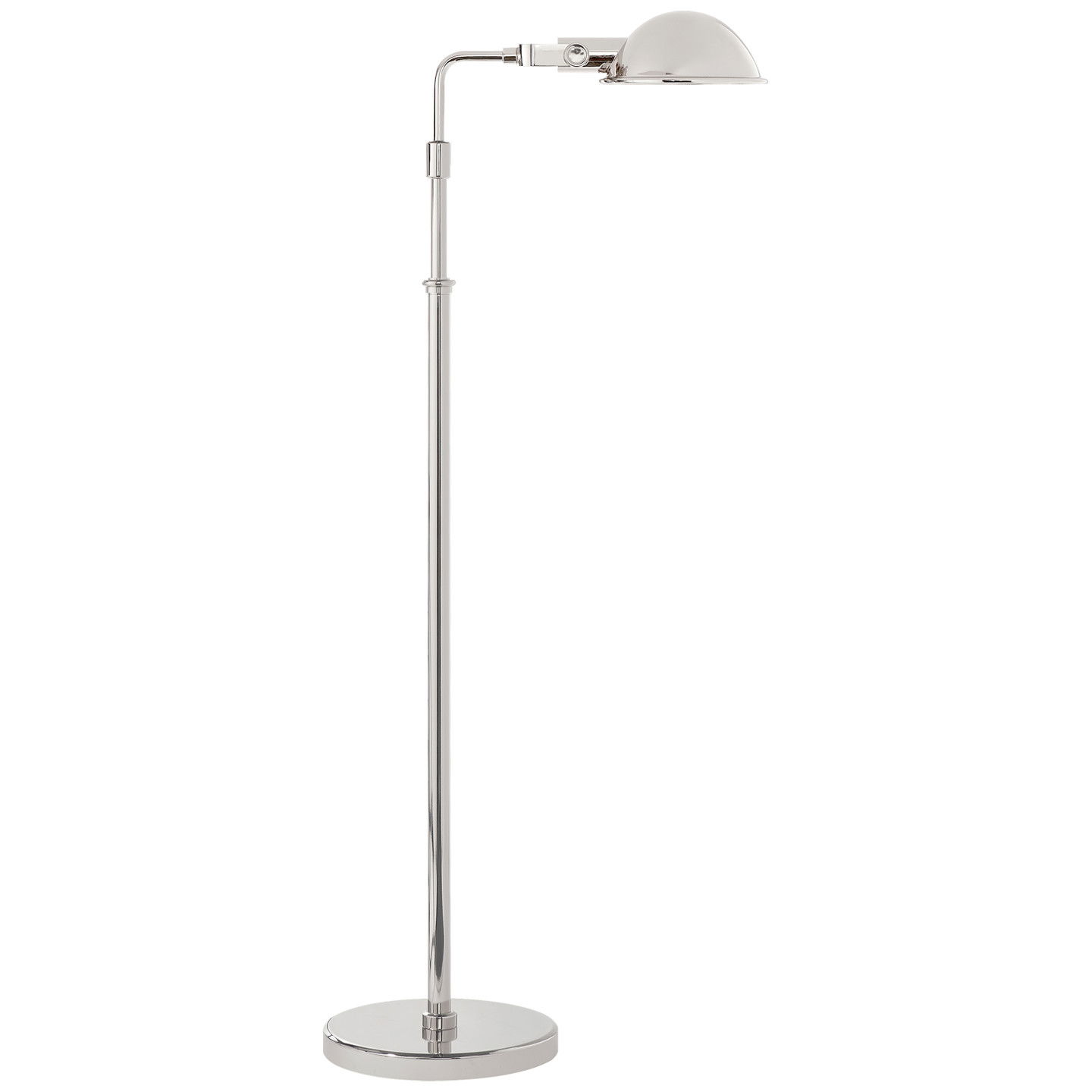 Fairfield Pharmacy Floor Lamp Polished Nickel