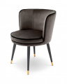 Grenada dining chair velvet savona gray
