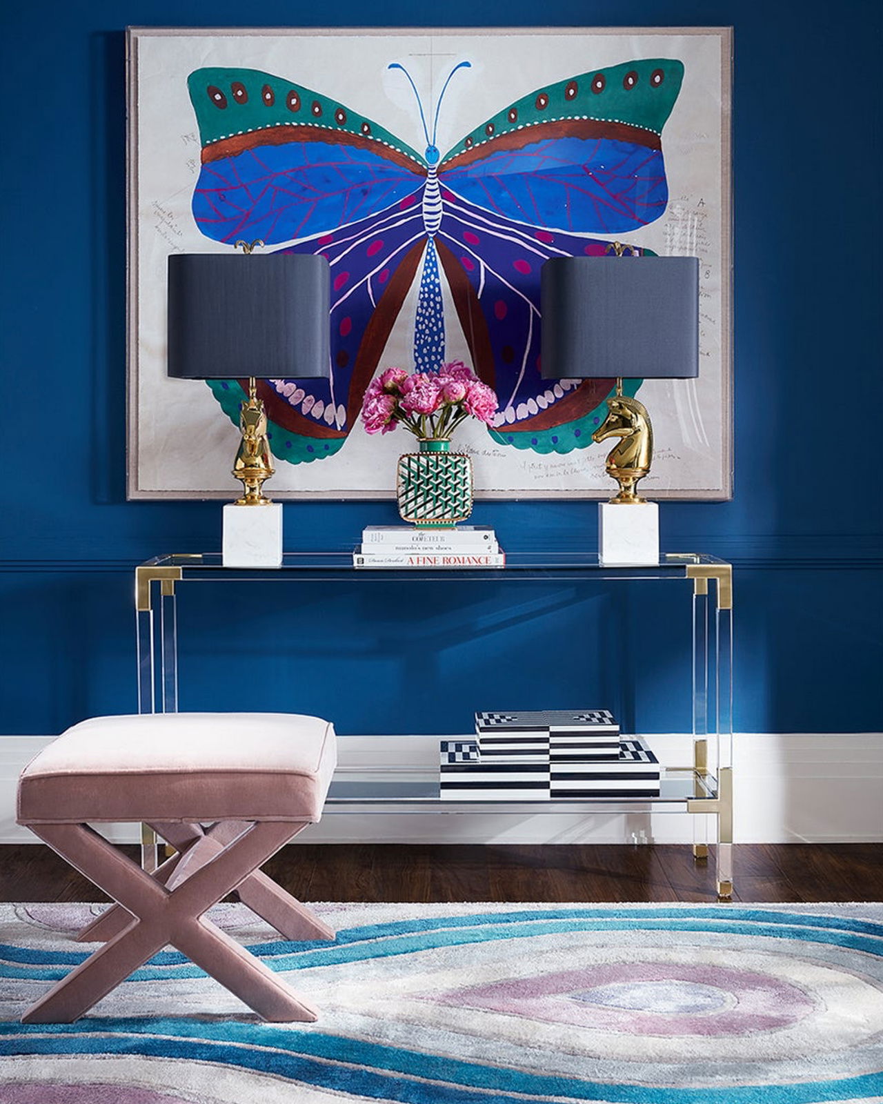 Jacques konsolbord mässing