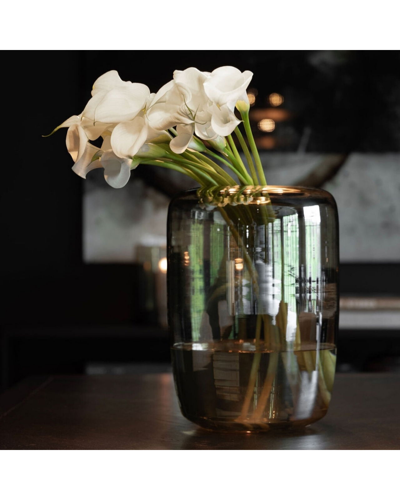 Reef Vase Smoke Brown
