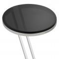 Falcone Side Table Polished Stainless Steel