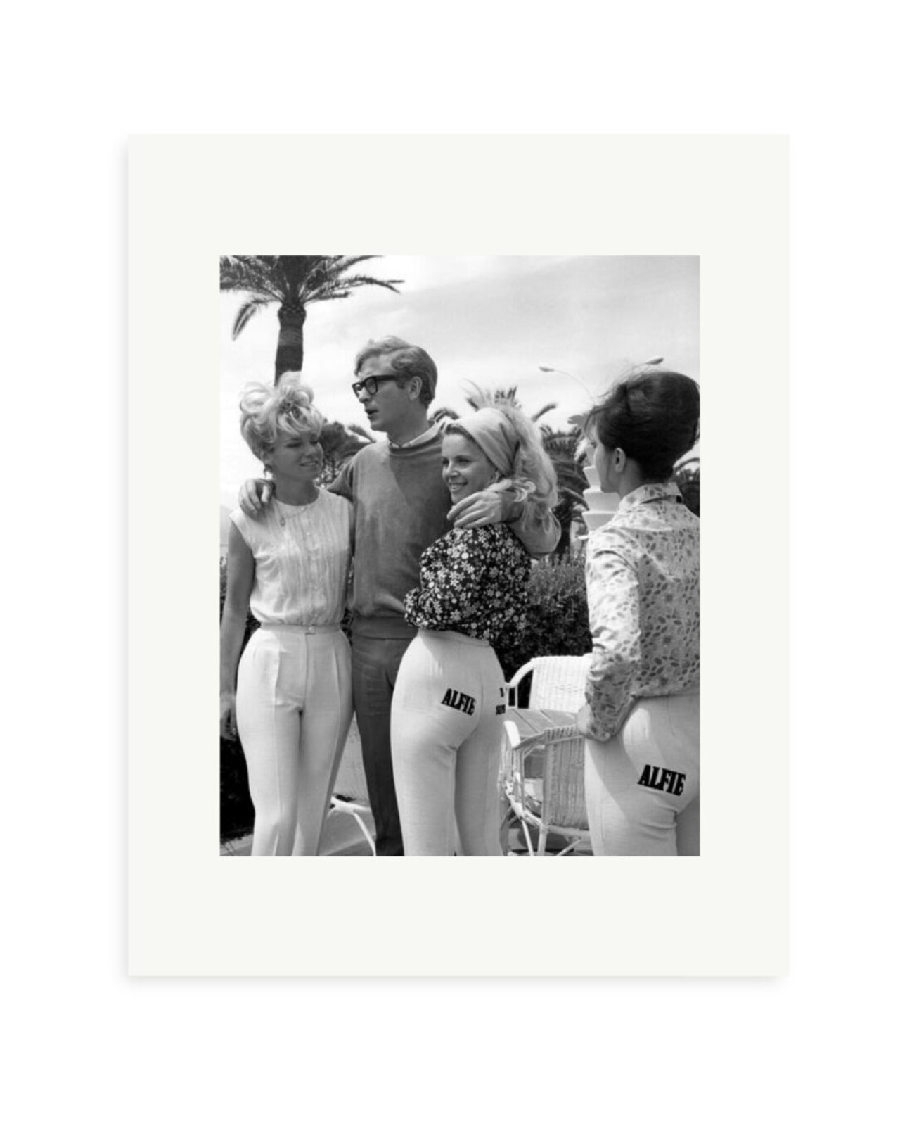 Caine With 'Alfie' Models Print Only / Small