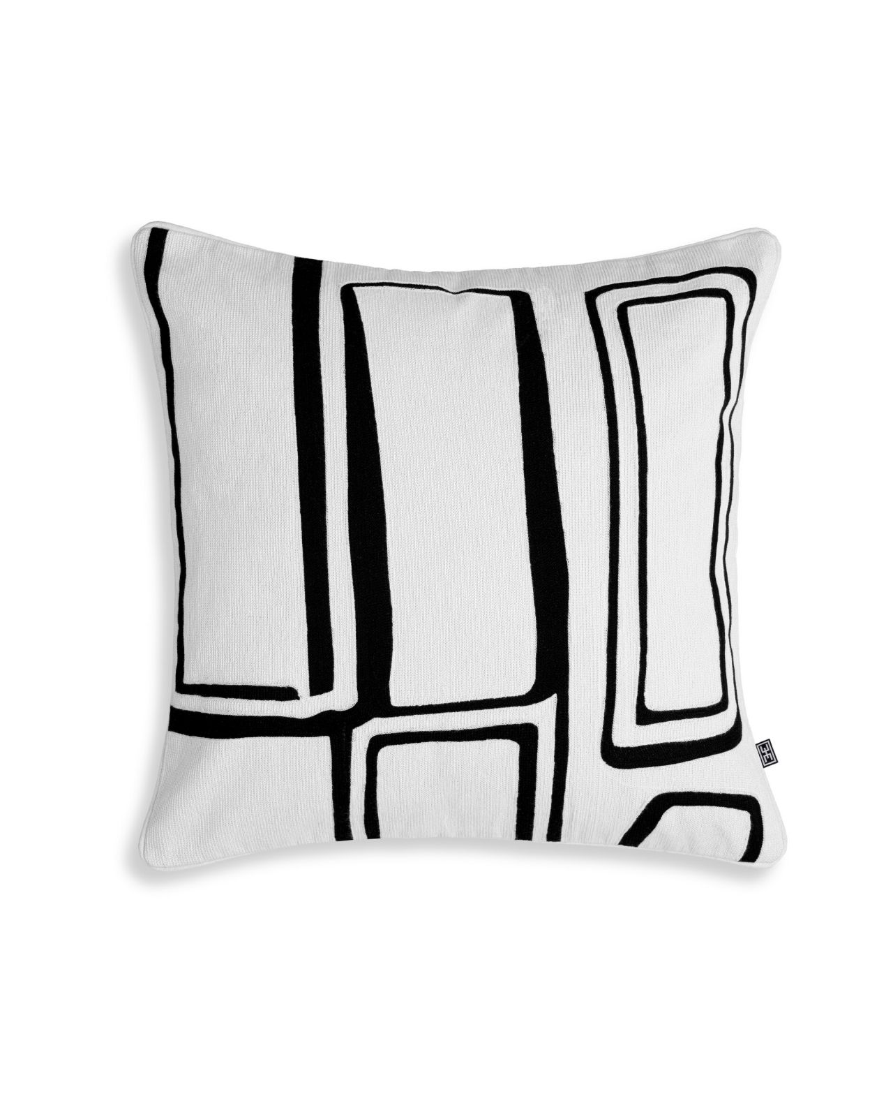 Ribeira Cushion white black