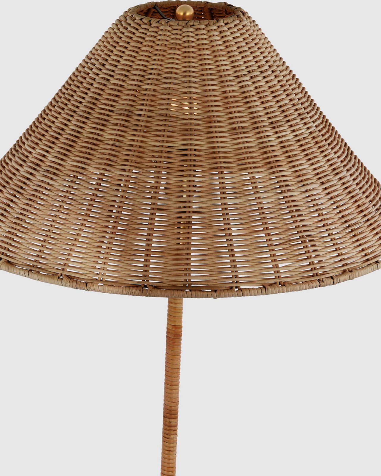 Wimberley Wrapped Floor Lamp Brass