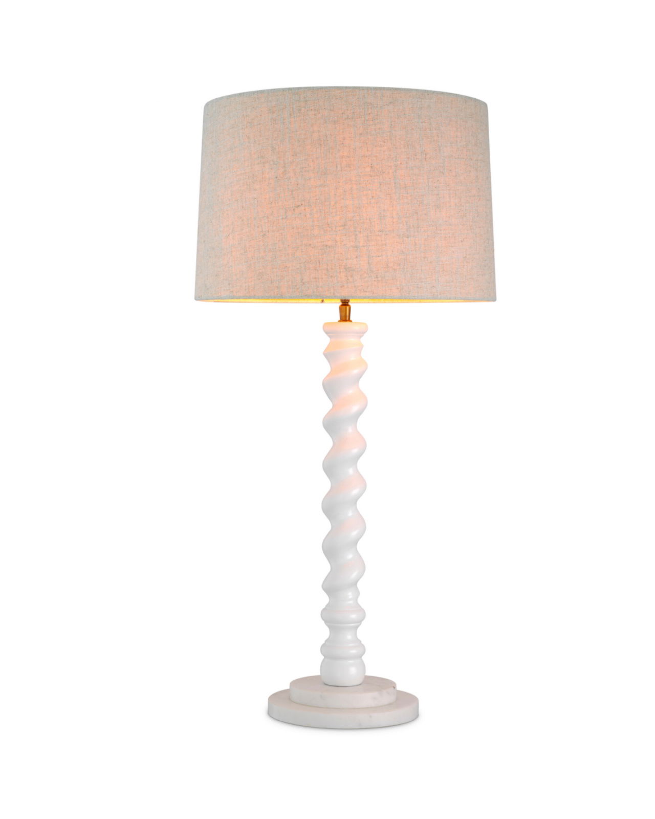 Massimo Table Lamp  Piano White