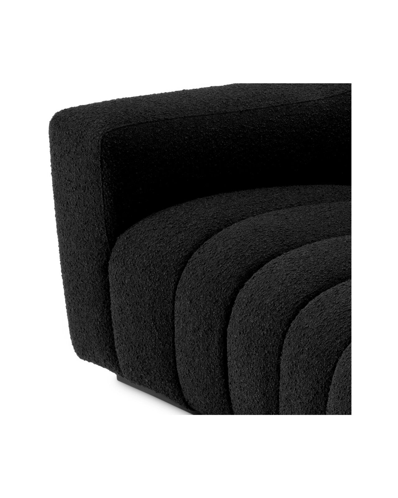 Kelly bank bouclé black