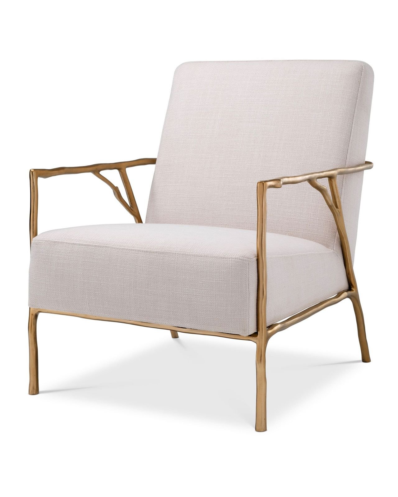 Antico Armchair Natural / Gold