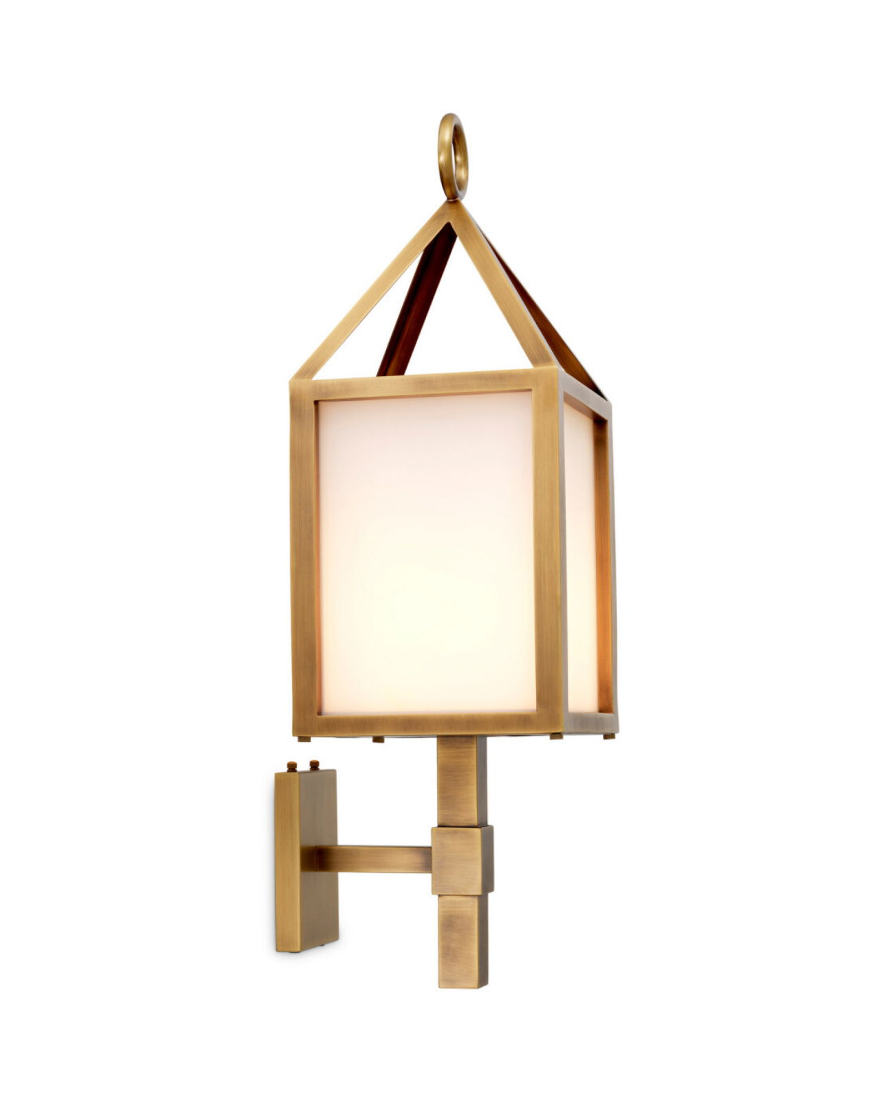 Riserva wandlamp antiek messing