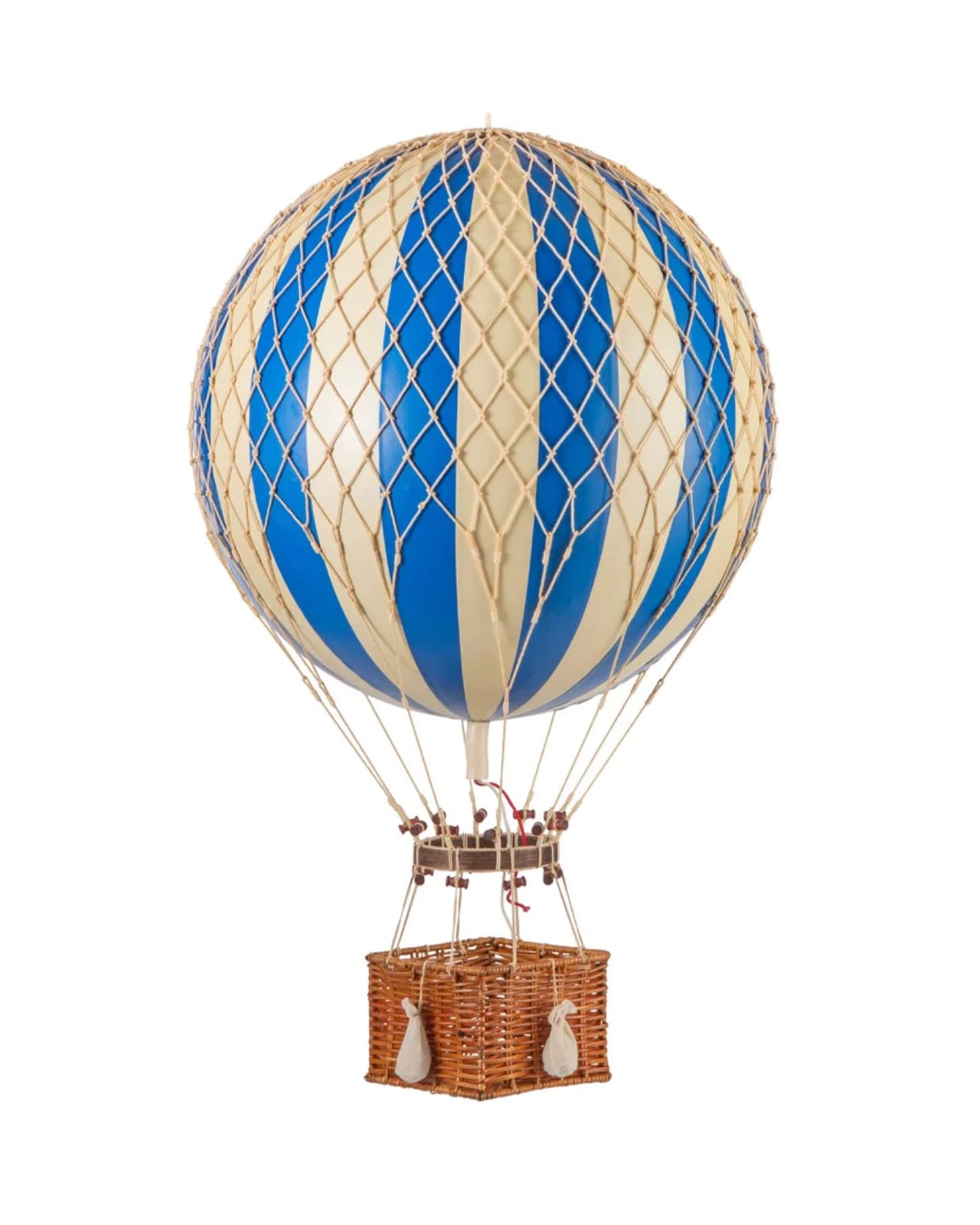 Jules Verne luftballong blå