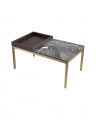 Forma Side Table Brushed Brass