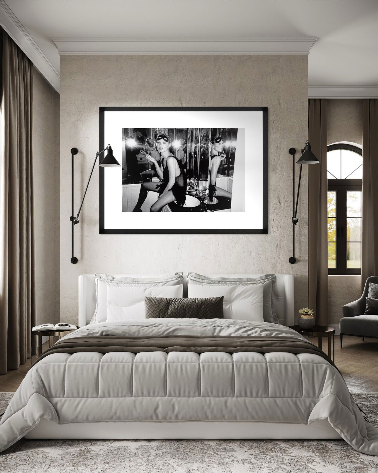 Kate Moss Backstage in London