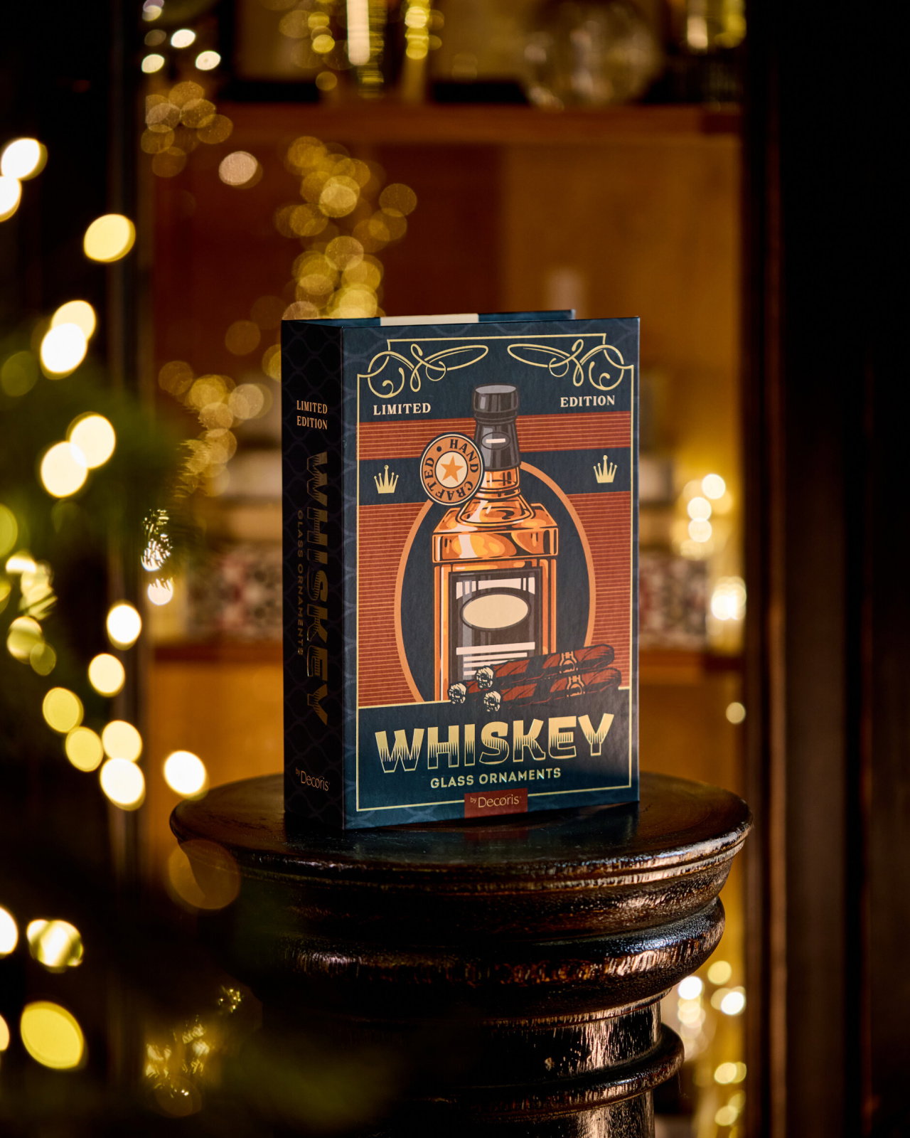 Oakwood whiskysett juletrepynt 3-sett