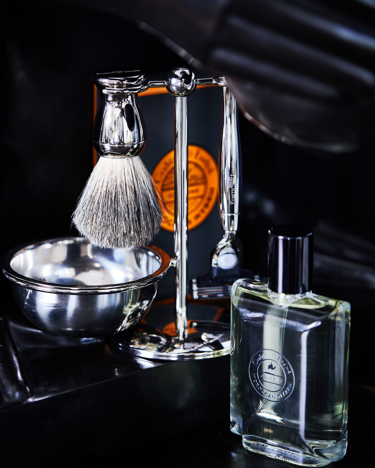 Edwin Jagger 4 Piece Shaving Set Nickel