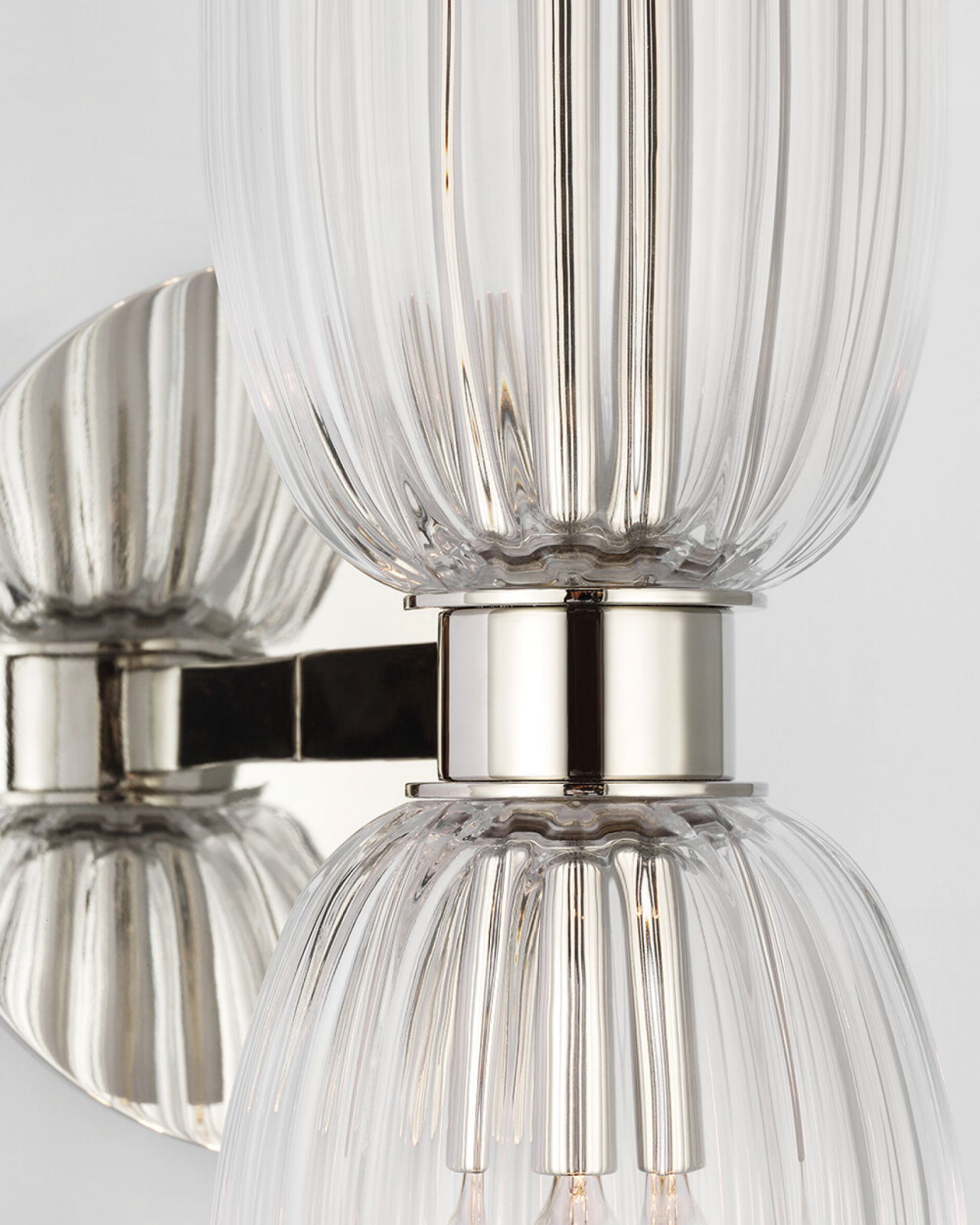 Asalea 16" vägglampa dubbel nickel