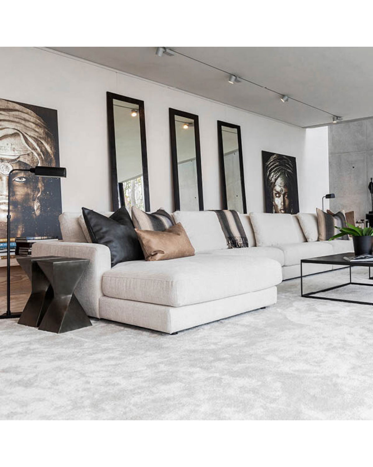 Reno schäslong rave natural höger