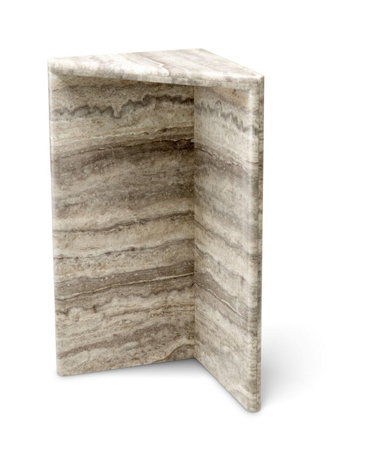 Northbridge piedestal zilver travertijn