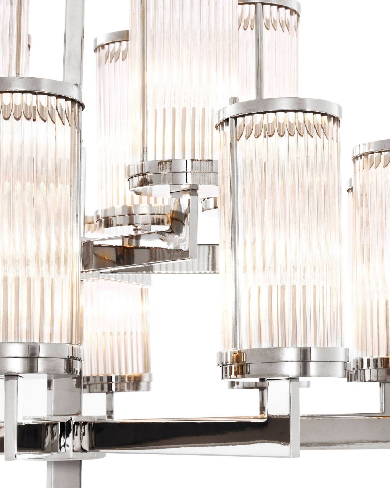 Claridges Chandelier Nickel Finish