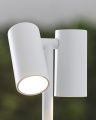 Doppia Accent Rechargeable Table Lamp Matte White