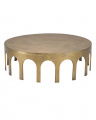 Gardini Coffee Table Vintage Brass