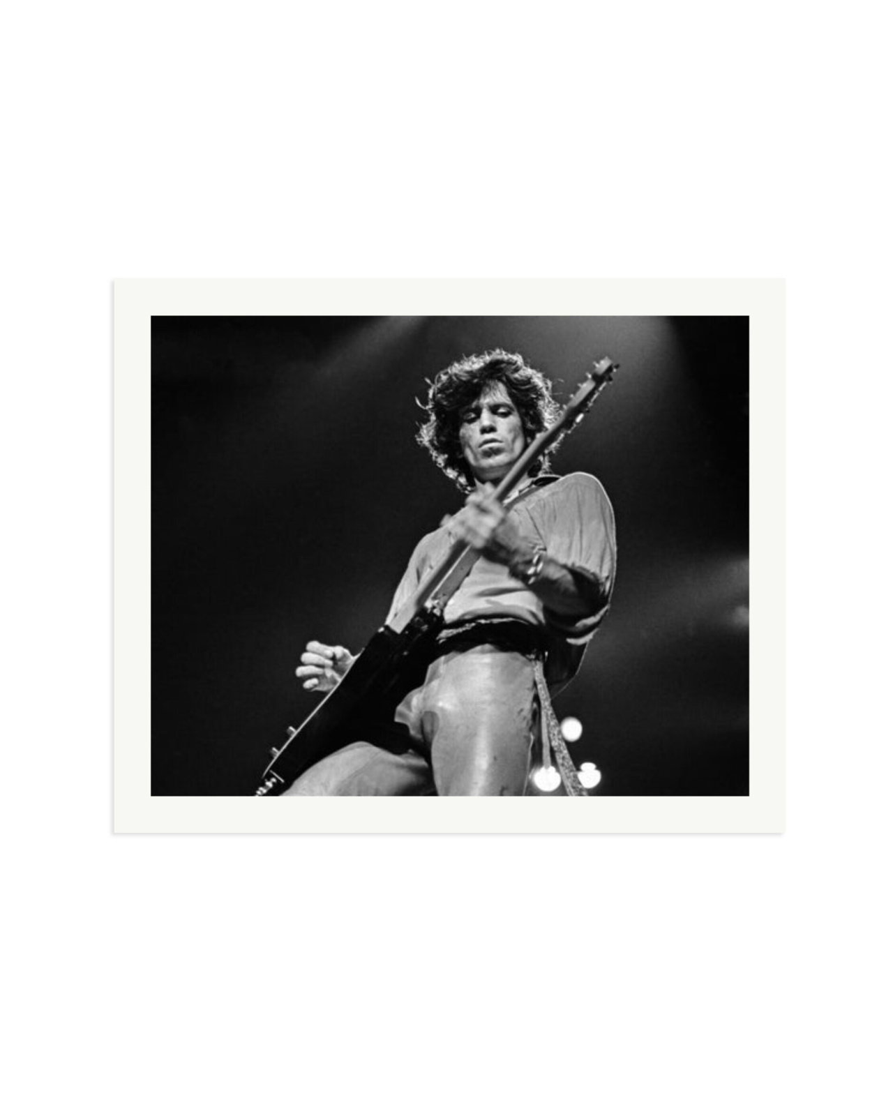Keith Richards Live, 1978 Print Only / XXL