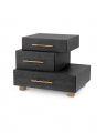 Evendale Nightstand Charcoal Oak