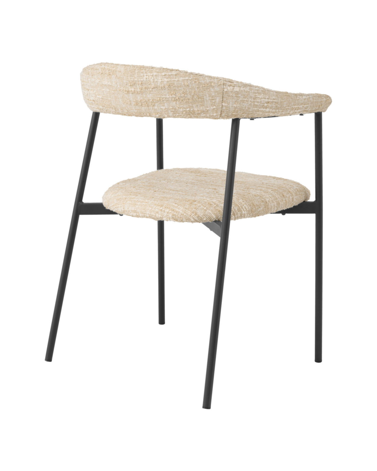 Julio matstol bouclé sonata cream 2-set