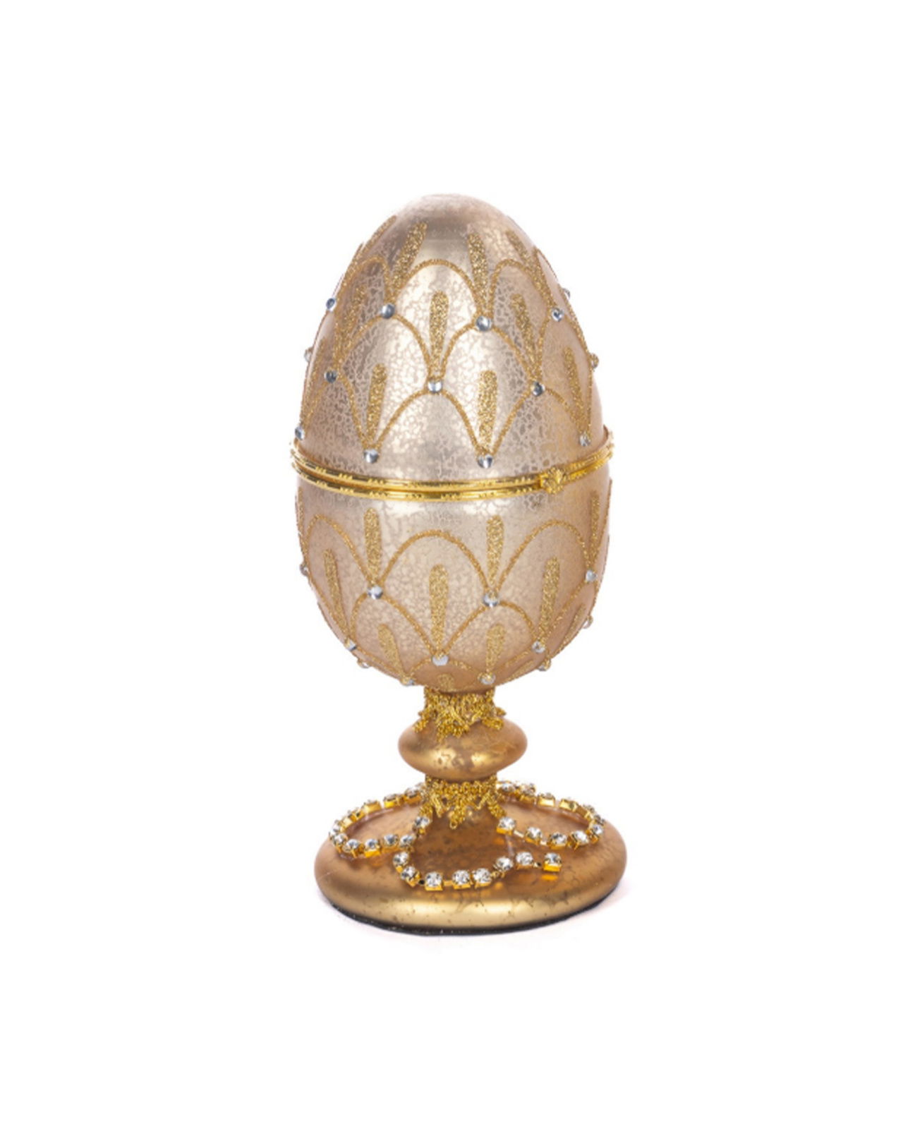 Anastasia Fabergé-ei kerstdecoratie goud