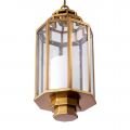 Monticello taklampe messing