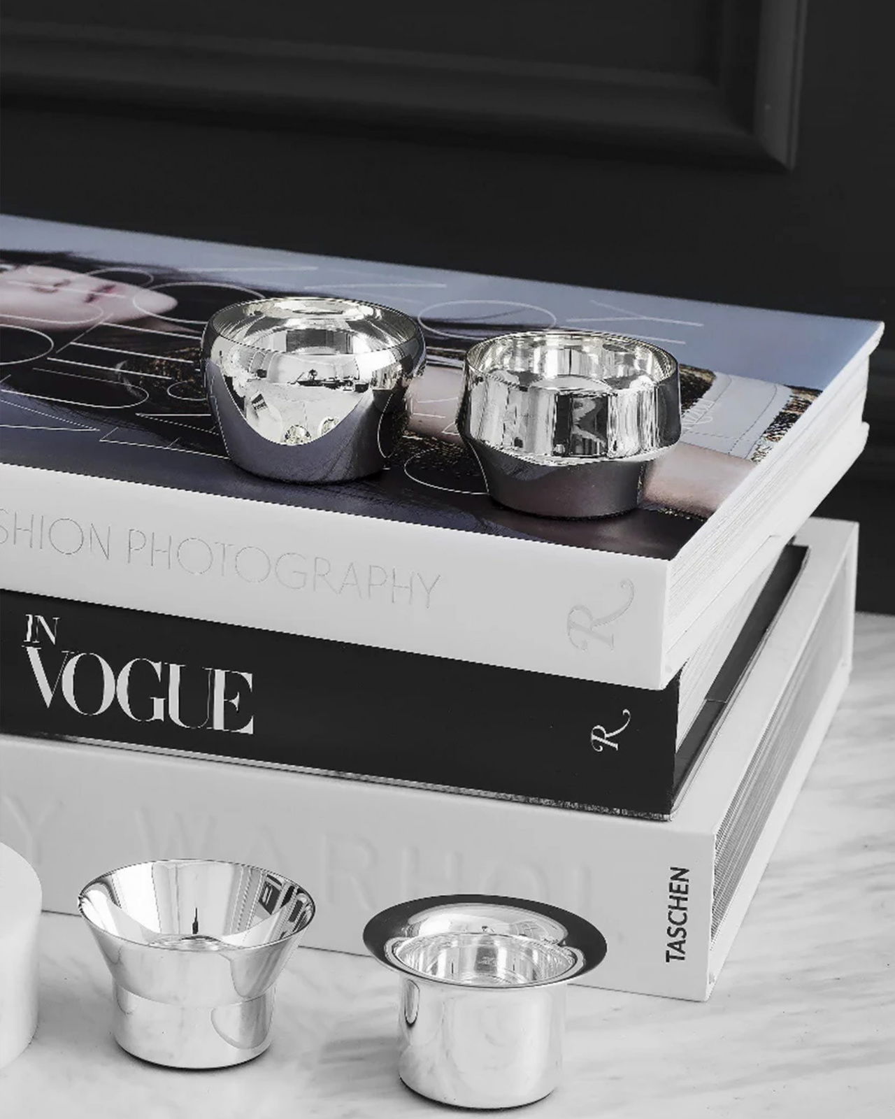 Kin ljushållare silver 3-pack