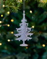 Archie Christmas Tree Decoration Silver