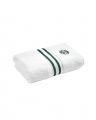 Wimbledon Baseline Stripe Towel Green set of 2