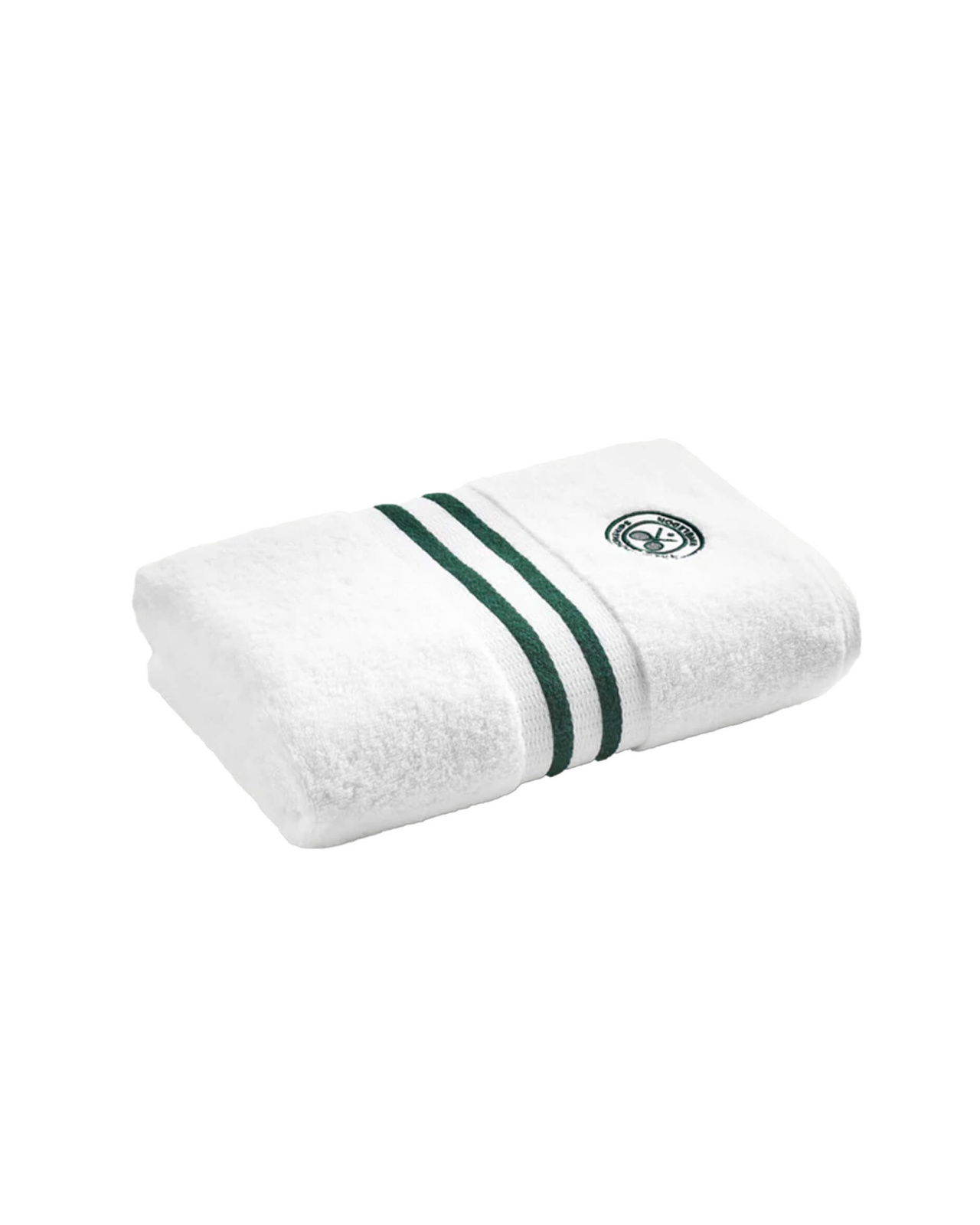 Wimbledon Baseline Stripe handduk grön 2-set