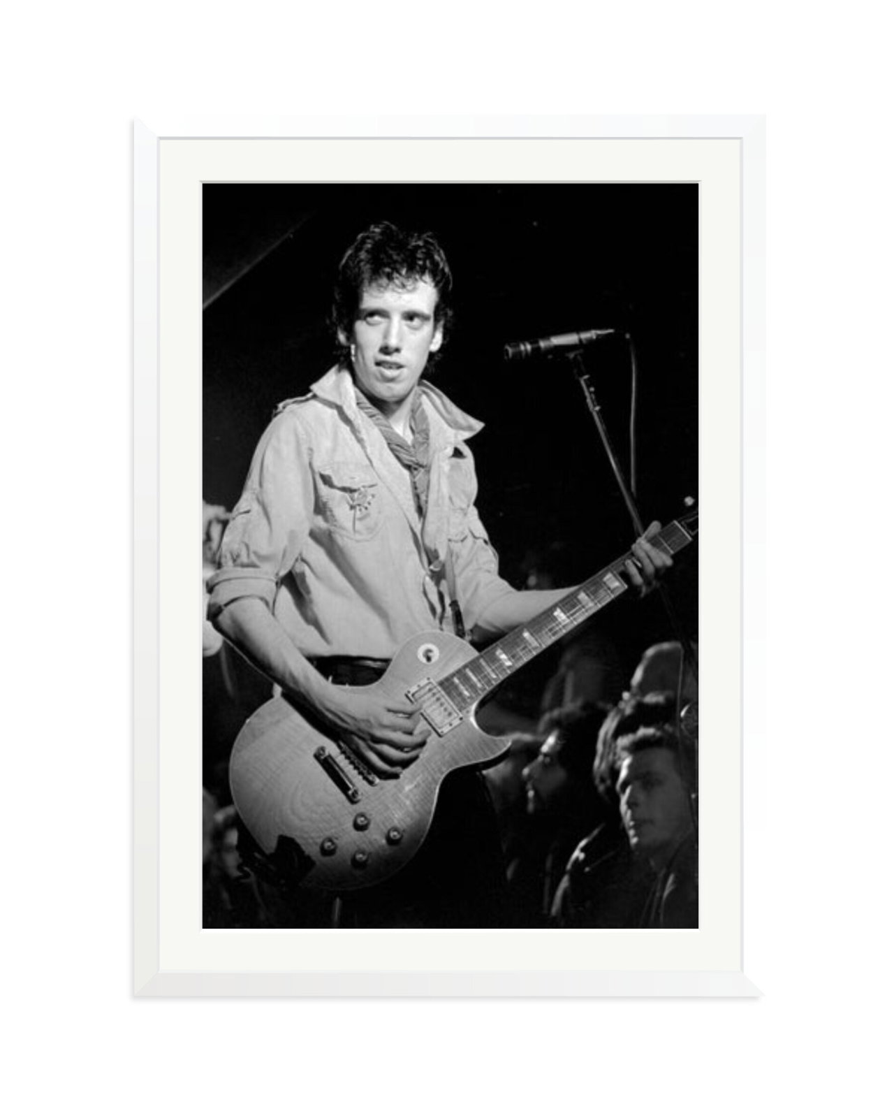 Mick Jones of The Clash 1979 White / XXL