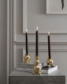 Ball Candlestick Brass