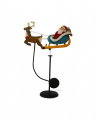 Santa's Sleigh Swinging Decoration