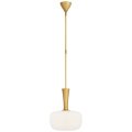 Sesia Oval Pendant Antique Brass Small