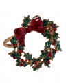 Rosette Kranz Serviettenring Rot