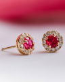 Laurie korvakorut pink ruby