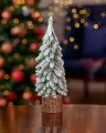 Snowy Tree Christmas Decoration White