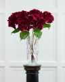 Kunstig Hortensia stilk burgundy